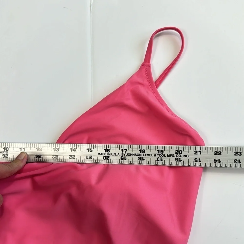 J. Crew Scoopneck One Piece Swimsuit Women's Plus 24 Pink New  BF162‎